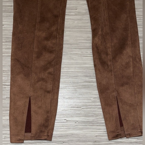 Laundry Brown Suede Pants - Picture 2 of 6
